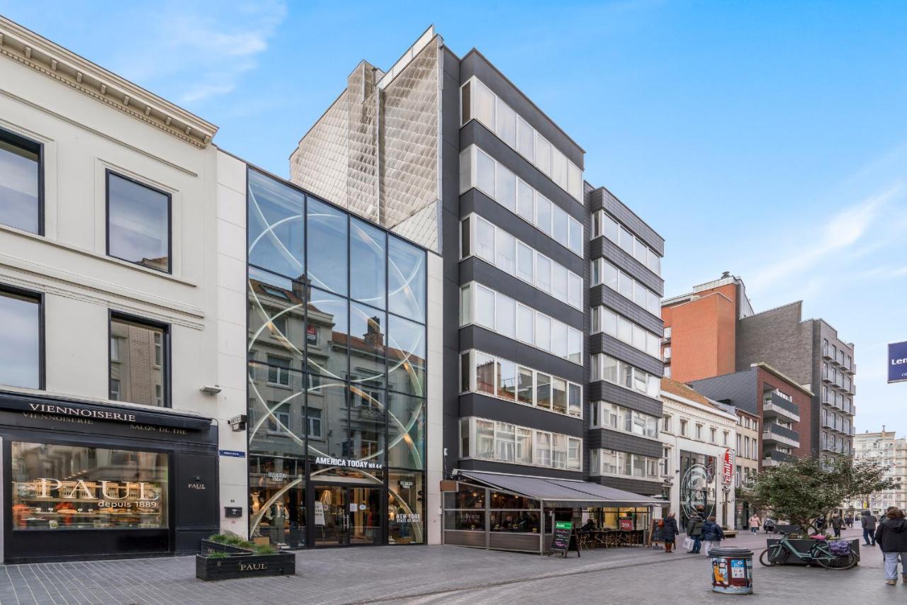 Ruim En Warm Appartement In De Winkelstraat Van Oostende 외부 사진